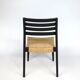 Scandinavian wooden and rope chairs