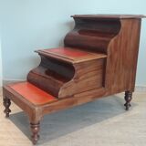 Staircase, Victorian in mahogany , second half of the 19th Century
