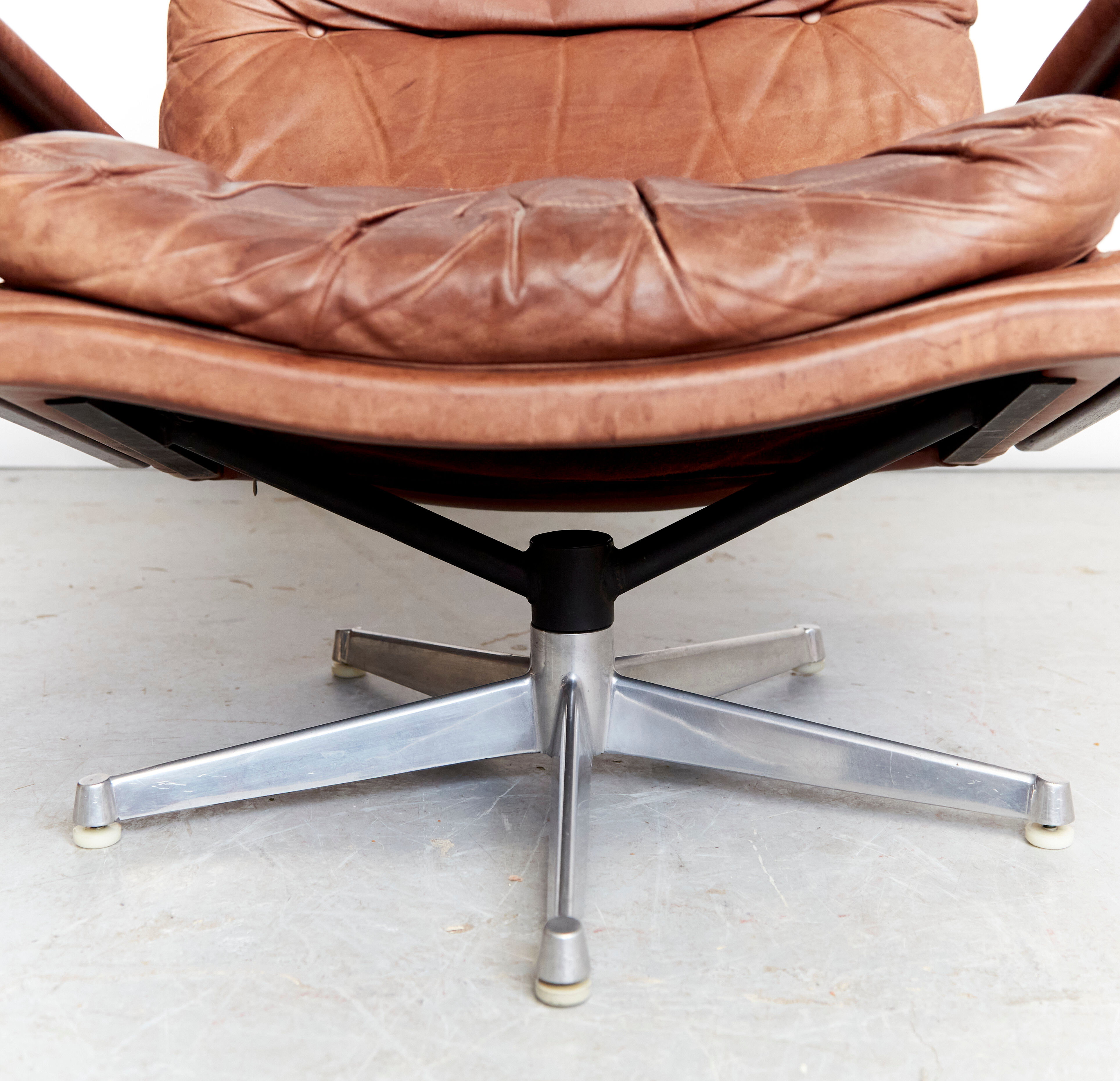Vintage King Chair by André Vandenbeuck for Strässle