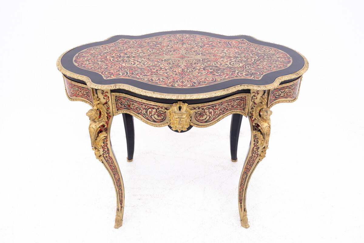 Antique table, France, mid-19th century. After renovation.