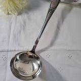 SOH silver metal ladle with shell/foliage decor
