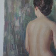 Tableau nu de dos Albert Genta XXème