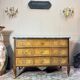 Commode en marqueterie d’époque transition xviii eme siècle