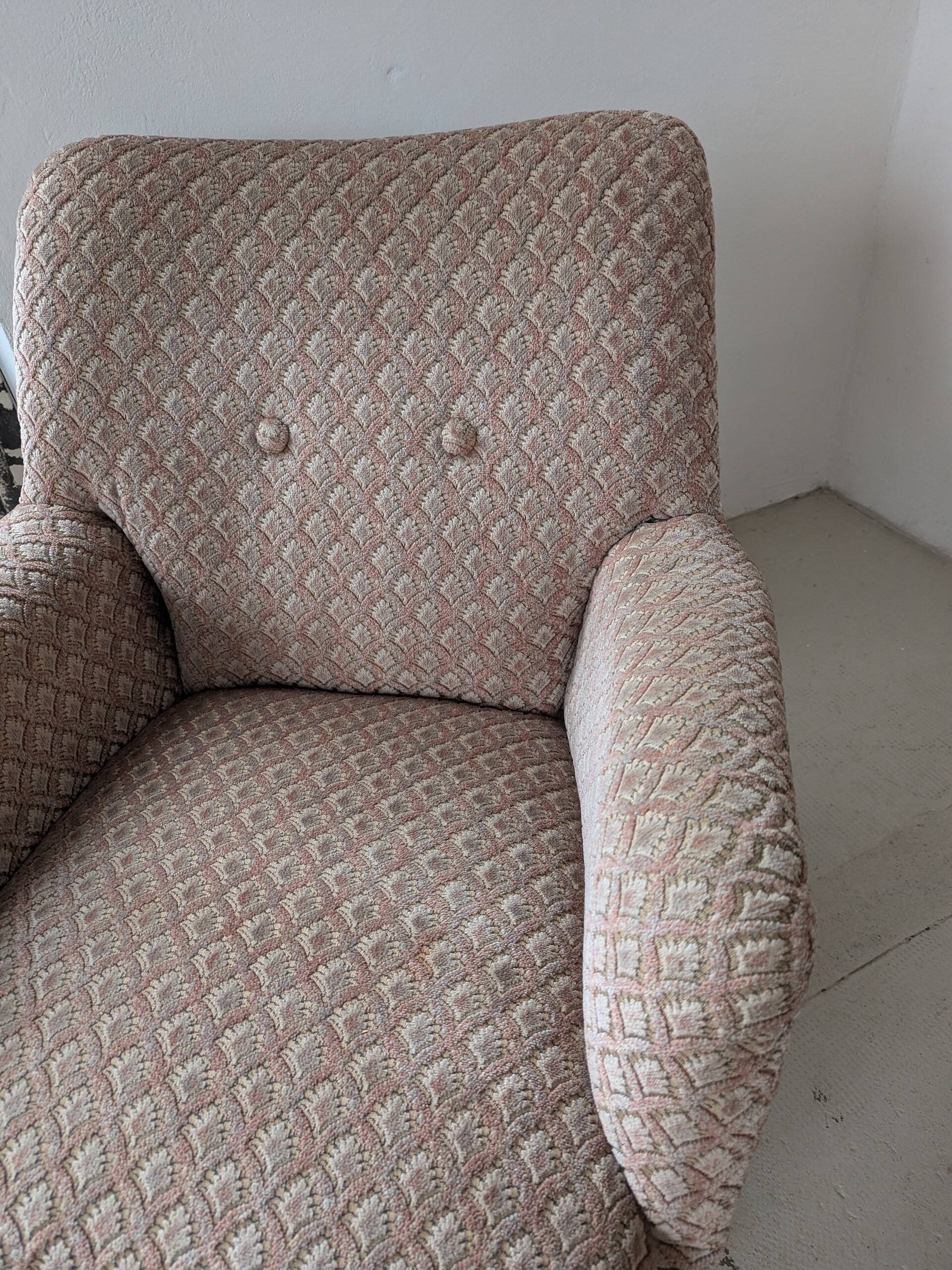 Paire de fauteuils cosy, vintage 1960