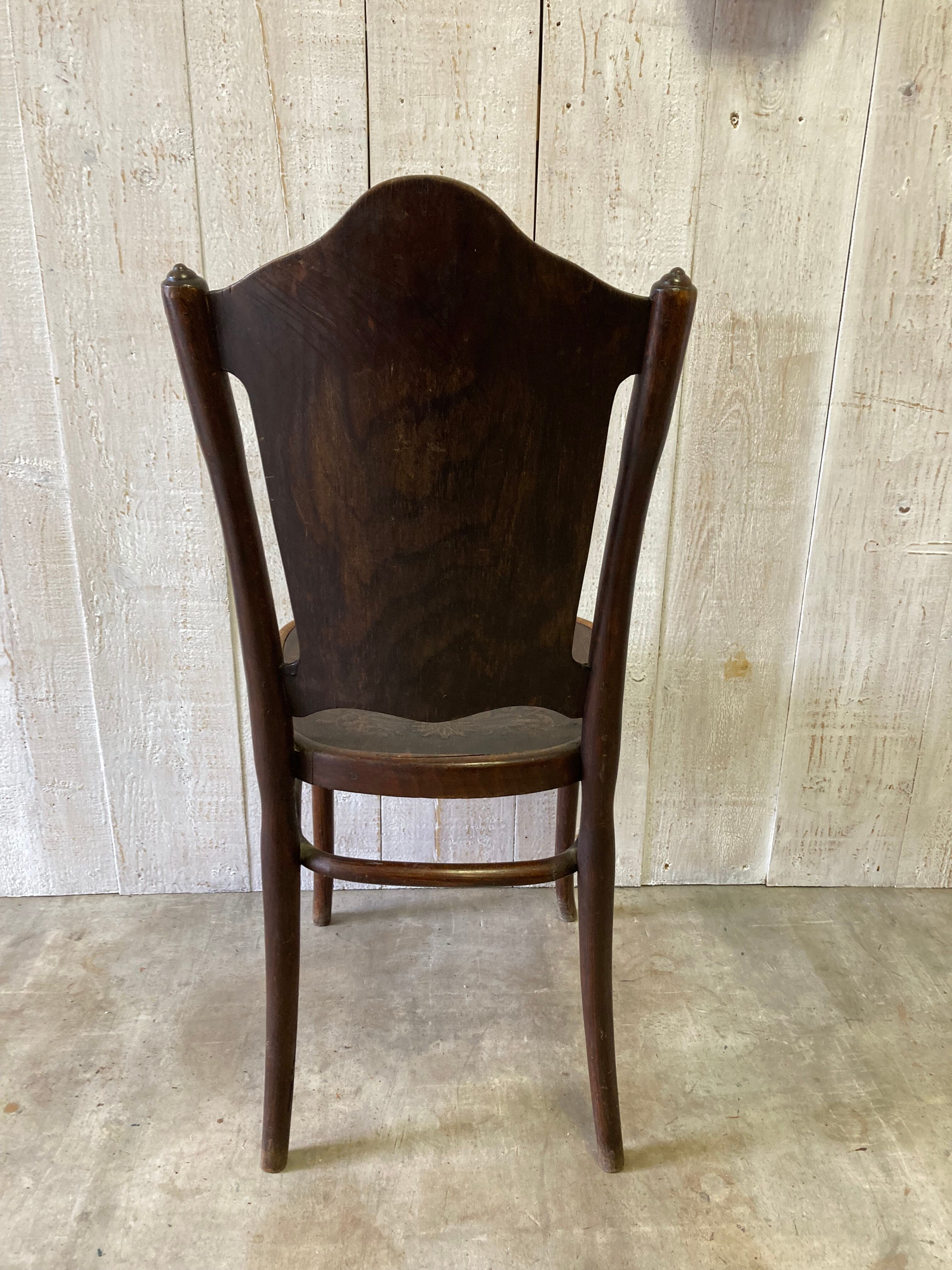 Antique bistro chair