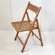 Paire de chaises pliantes vintage italiennes 1970