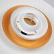 Danish vintage pendant lamp Sofie by Kurt Wiborg, Jeka, 1980s
