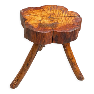 tabouret tripode brutaliste