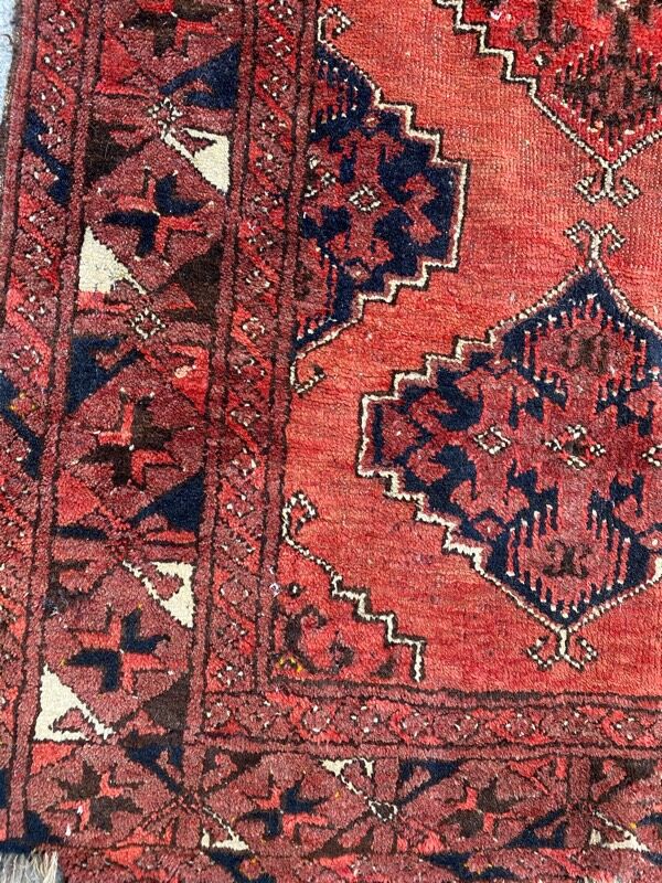 Old Afghan Turkmen carpet 85x148 cm