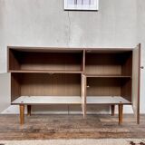 Vintage sideboard, formica spindle feet, 1960