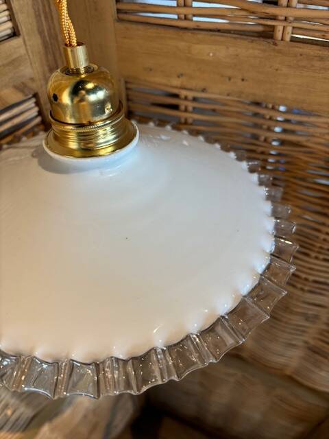 Serrated Glass Pendant