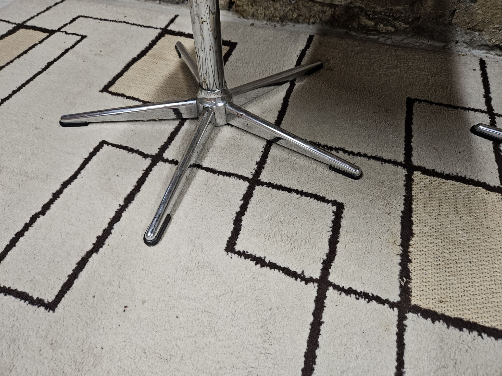 Paire de chaise fauteuil velour vintage  1970"