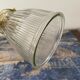 Wall lamp in brass glass and ceramic
