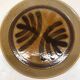 Set of 3 ceramic caquelon dishes from Pornic, Palmyre decor