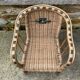 Fauteuil en rotin enfant vintage