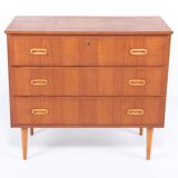 Commode vintage en teck, années 60