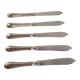 5 butter knives in silver metal Mappin & Webb