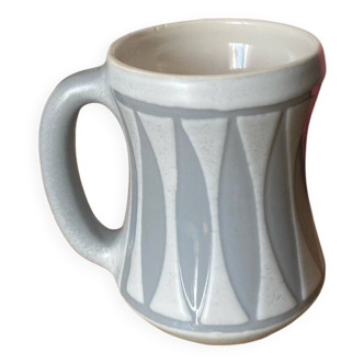 Vallauris cup signed R. Capron vintage ceramic