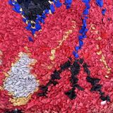 Moroccan red carpet - 152 x 193 cm