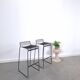 Set of 2 Black HAY Bar Stools, Hee Welling