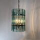 Mid-century Veca glass pendant lamp, 1970s, Italy