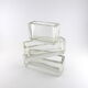 Suite of 3 vase 'centre-of-table' crystal