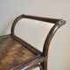 Rattan serving trolley