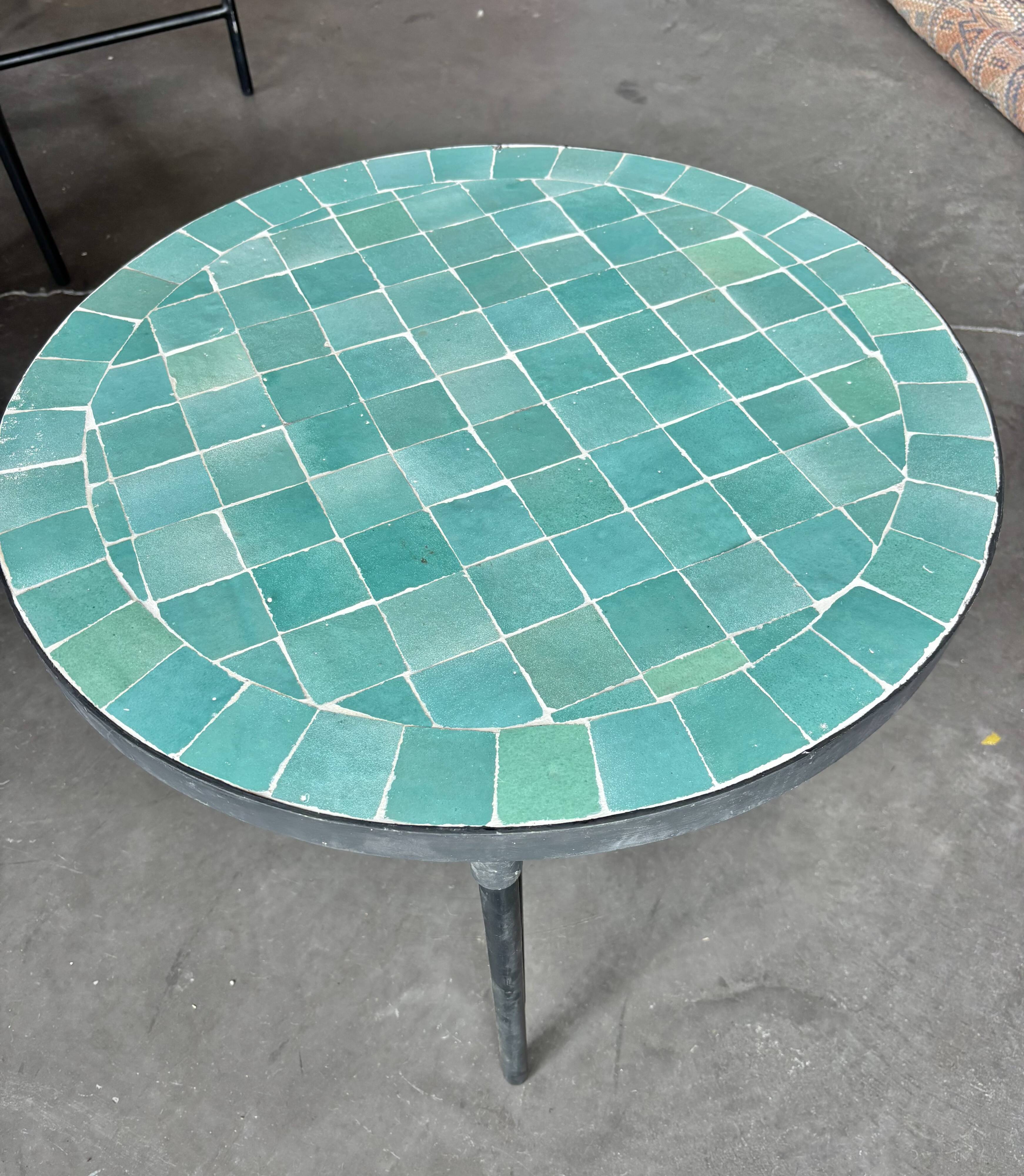 artisan zellige coffee table