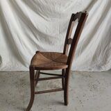 Mulched wooden chair