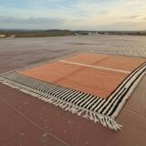 Handmade pure wool rug, size 2/3 m.