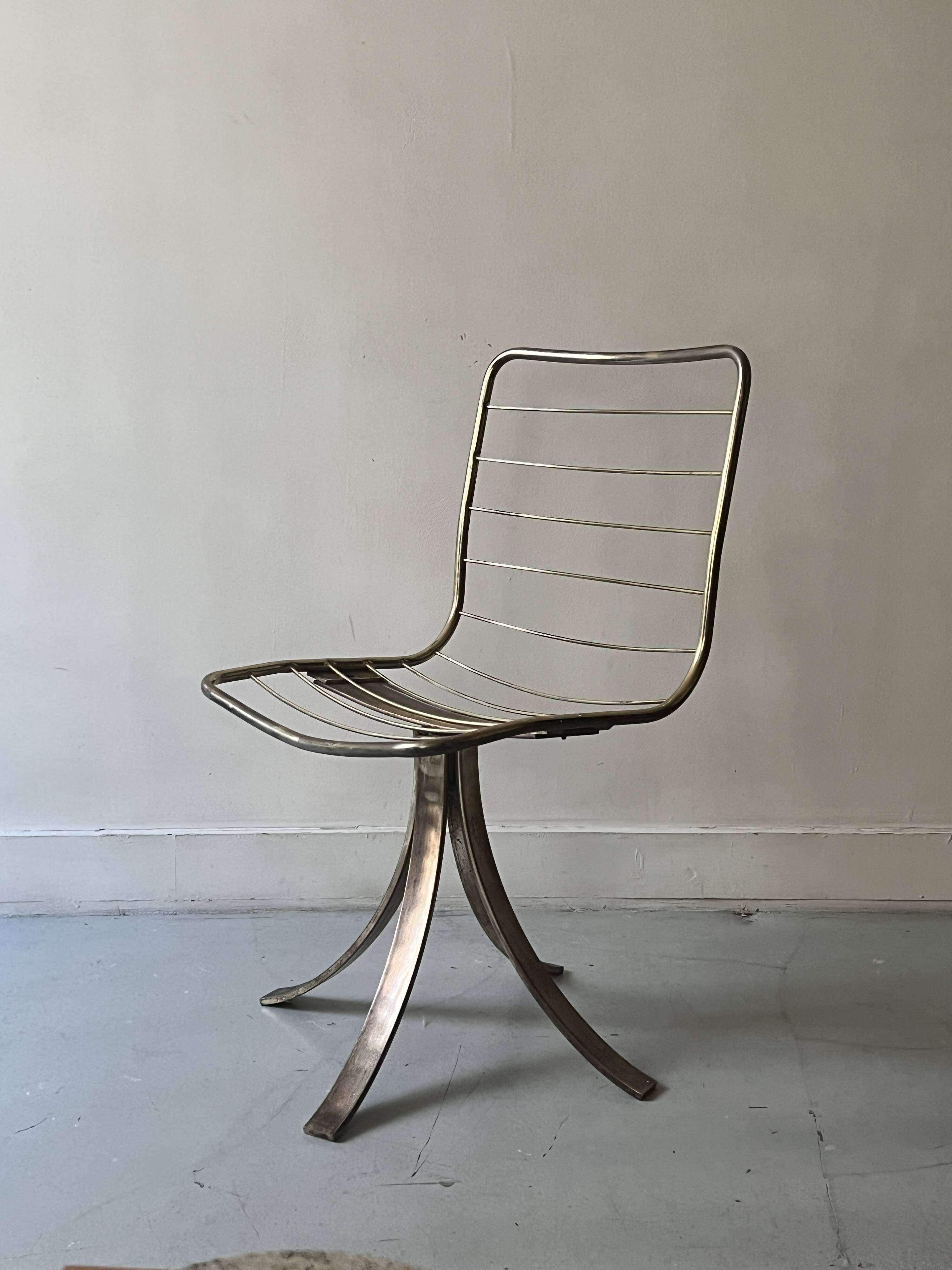 Tulip metal swivel chair, 1970s design
