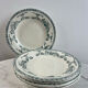 Set of 6 deep plates in ironstone Ninon 24cm