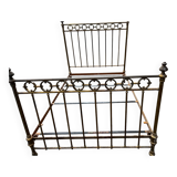 Beautiful vintage brass double bed