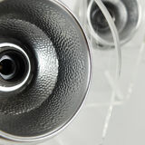 Pair of table lamps Space Age plexiglass sphere, 1960/70