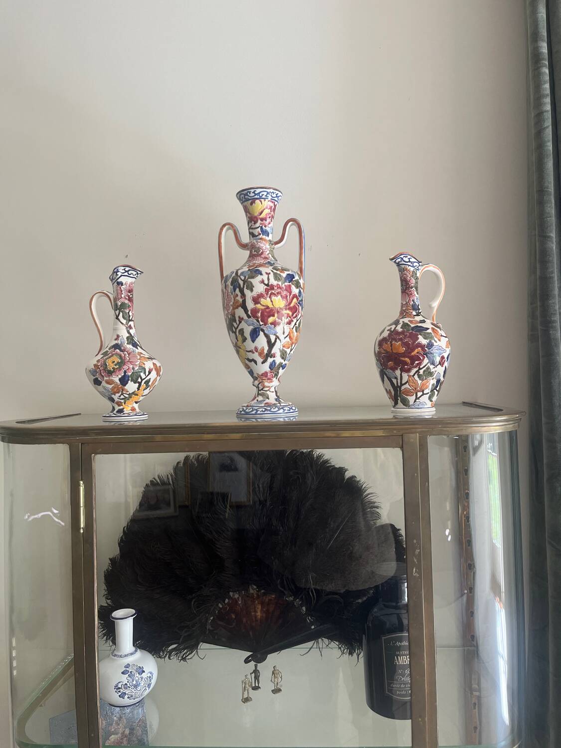 Ewer - Gien - Peonies model