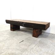 Table basse rectangulaire brutaliste, années 1950
