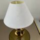 Lampe vintage boule en metal doré années 70