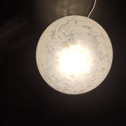 Lampe verre soufflé
