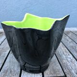 Two-tone folded ceramic vase, 1950/60