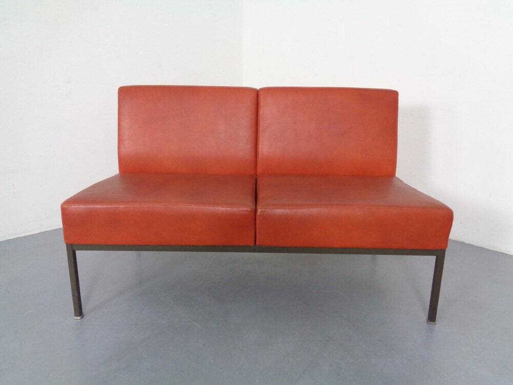 Minimalist 2-Seater Bench, Germany, 1960s