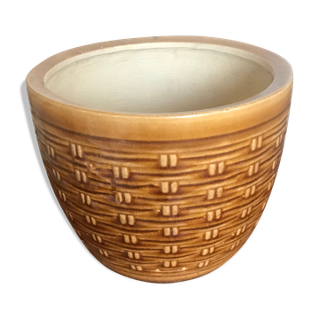 Vintage ceramic pot cover