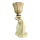 1930 Art Deco Ceramic Lamp Signed Fontinelle