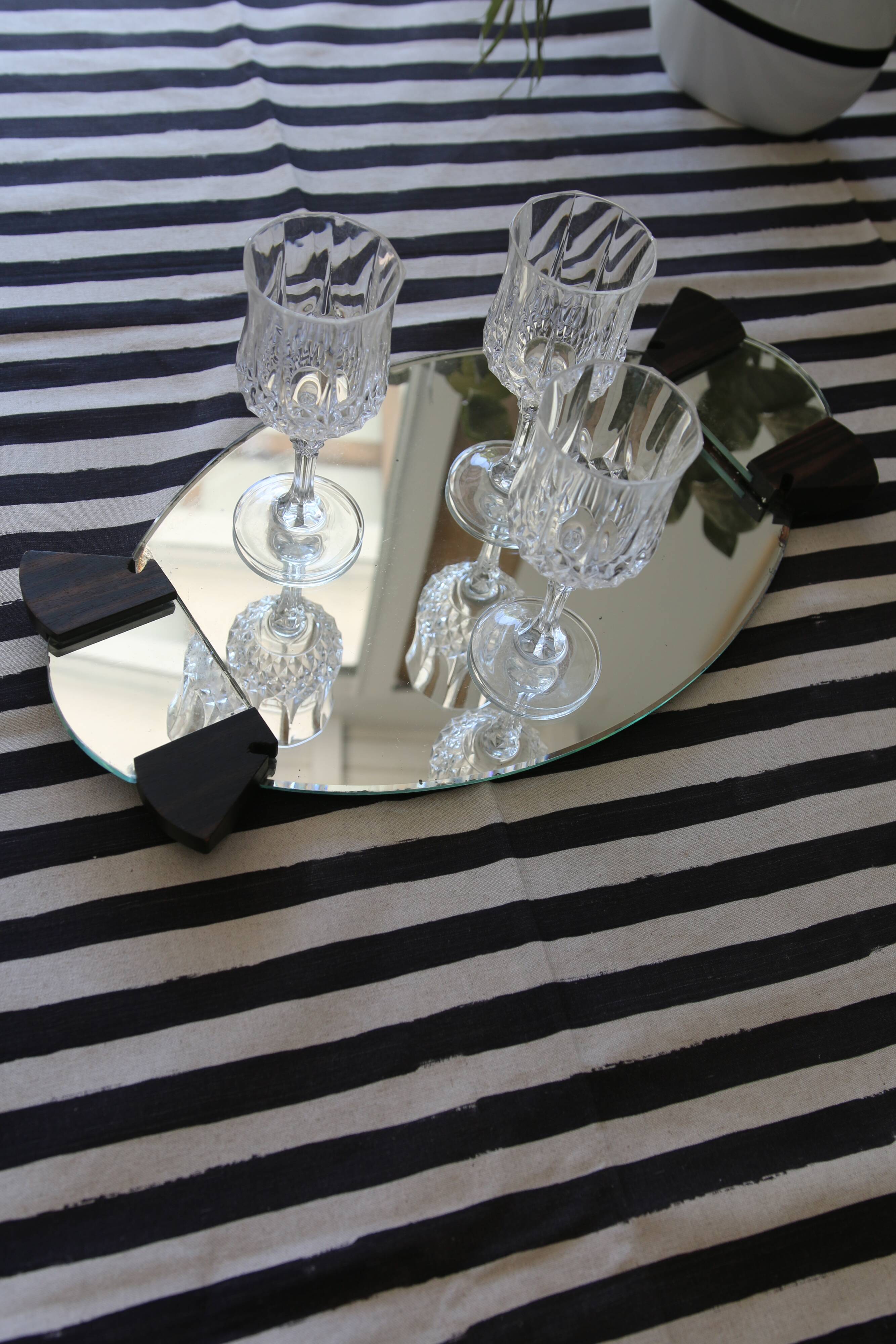 Art Deco mirror tray