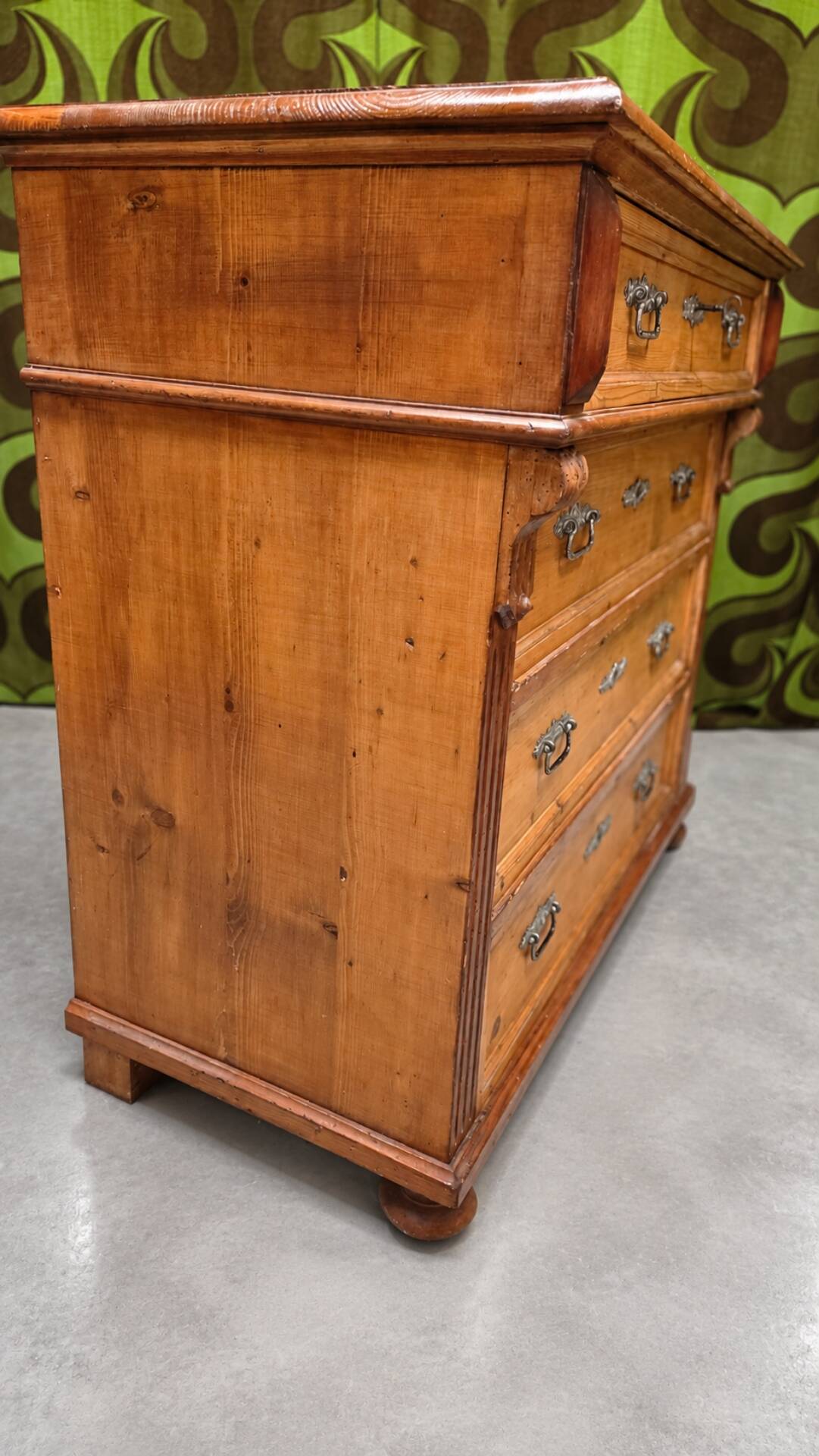 Commode art déco sapin massif 