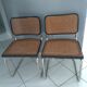 Pair of Chairs Cesca B32 by Marcel Breuer vintage year 1988