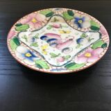 Assiette ancienne décor floral