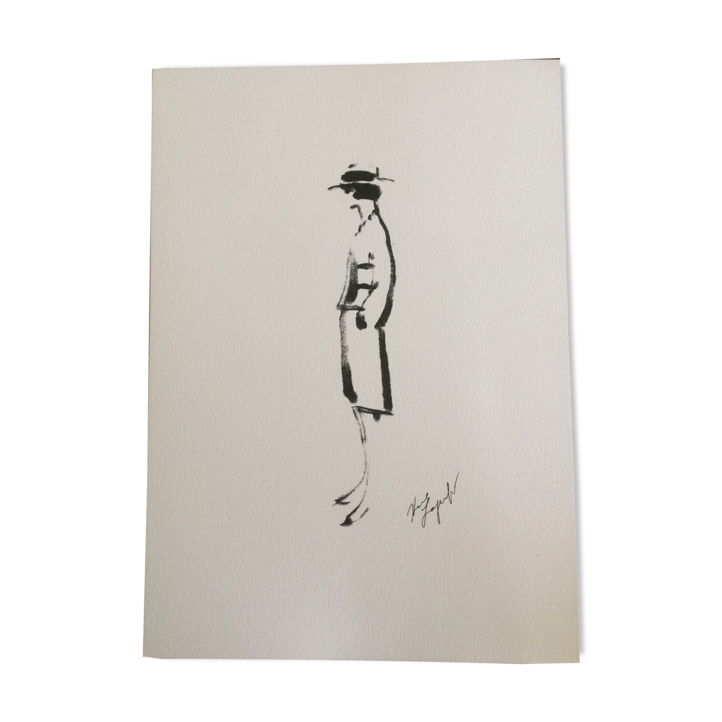 Coco Chanel: pretty fashion illustration