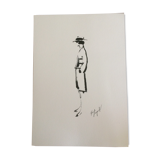 Coco Chanel: pretty fashion illustration