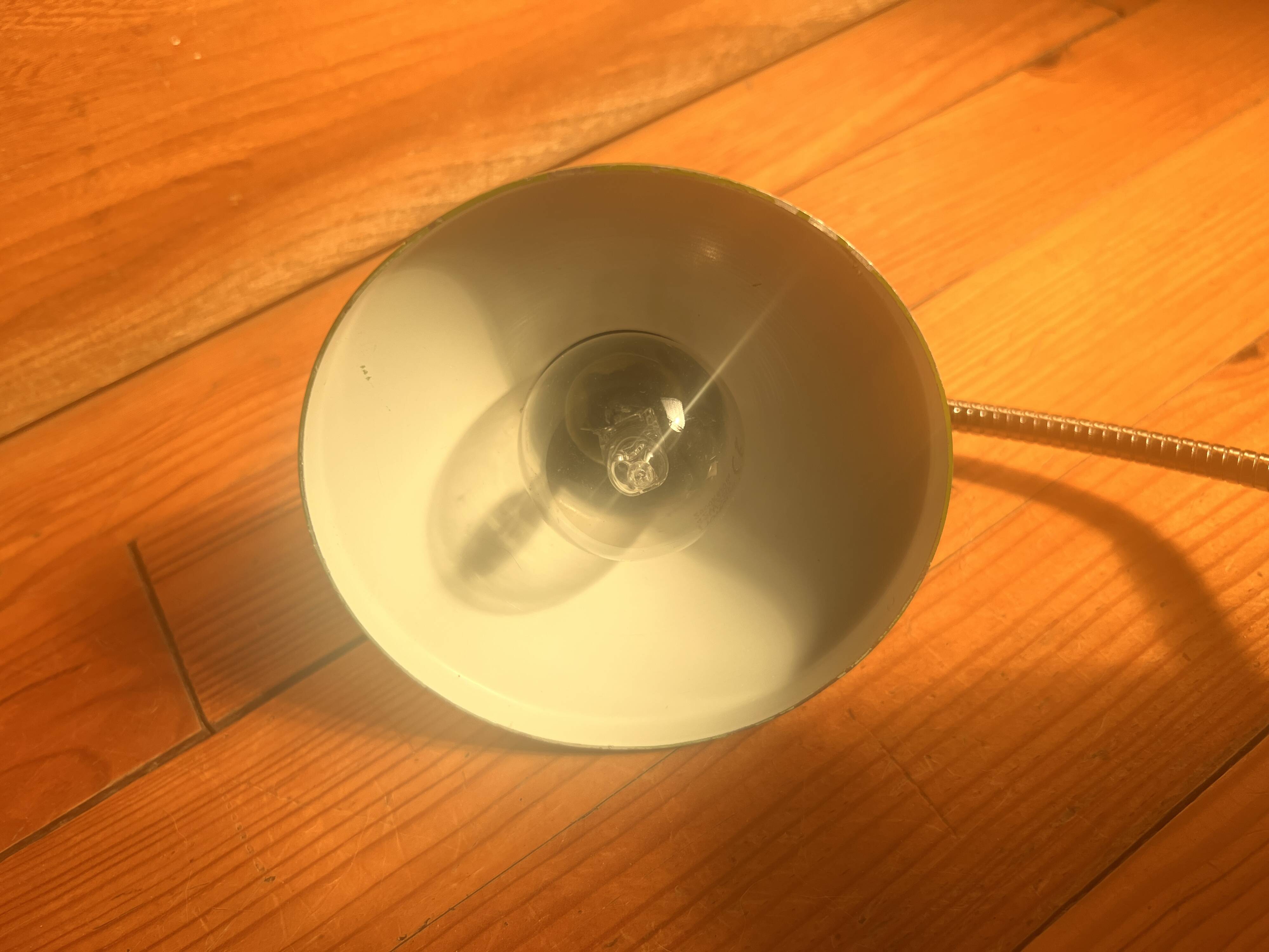 Lampe de bureau verte, 1970