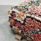 Vintage kilim Moroccan wool Berber ottoman 1970